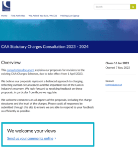 FPV UK CAA drone registration price increase consultation